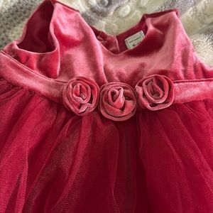 Robe 6-12 mois rouge old navy